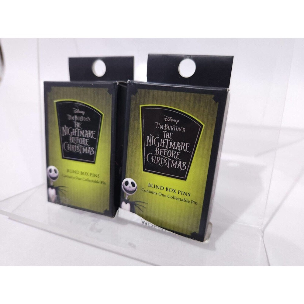 Set of 2 Brand new Loungefly Disney Nightmare Before Christmas Blind Box Pins - Picture 2 of 4